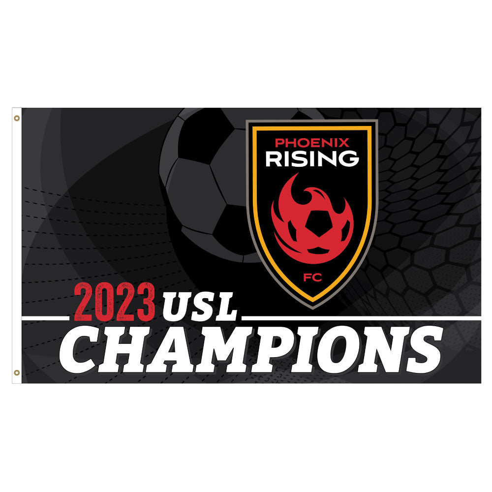 Phoenix Rising WinCraft 2023 USL Champions 3&#39;x5&#39; Deluxe Flag