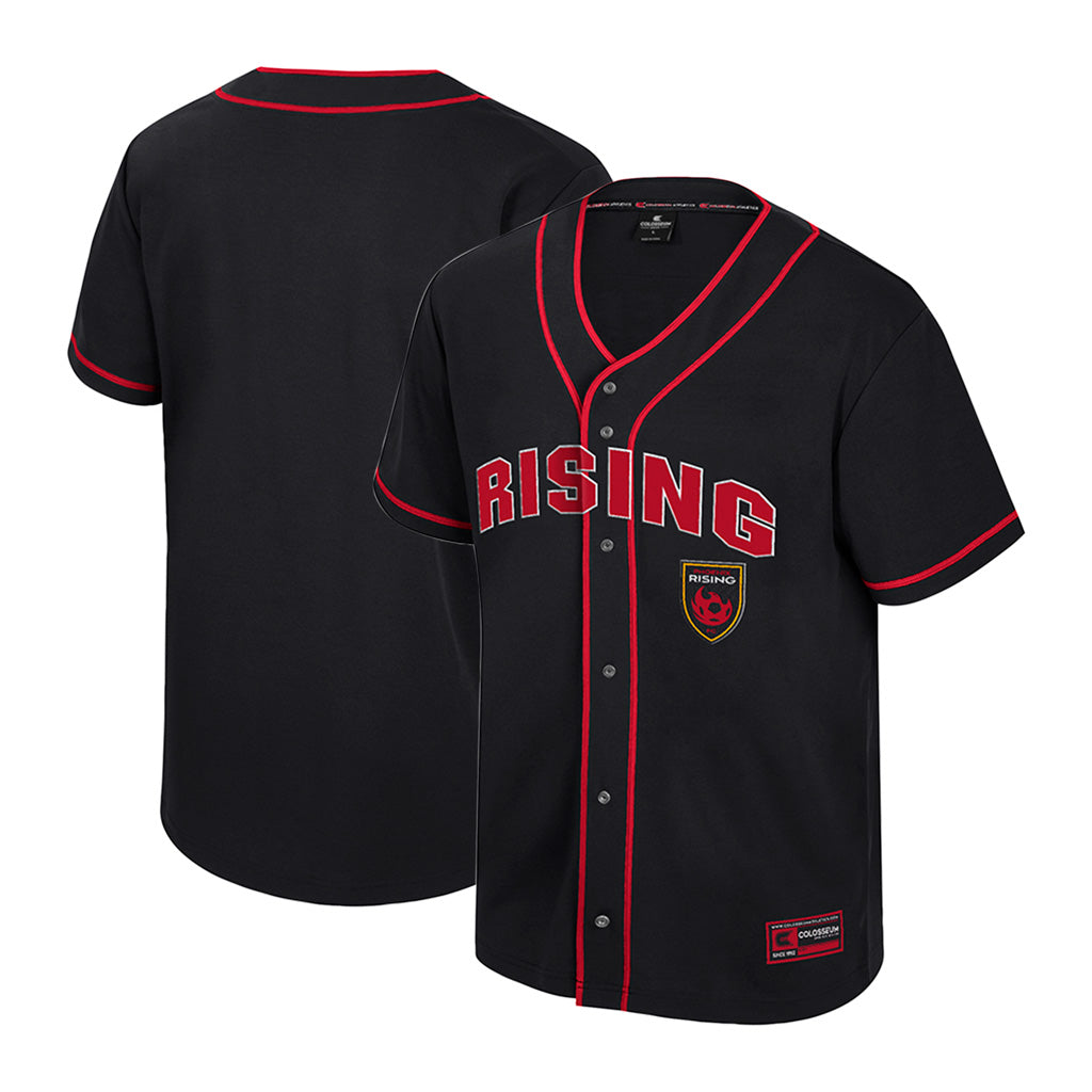 Phoenix Rising Colosseum Detonation Baseball Jersey - Black