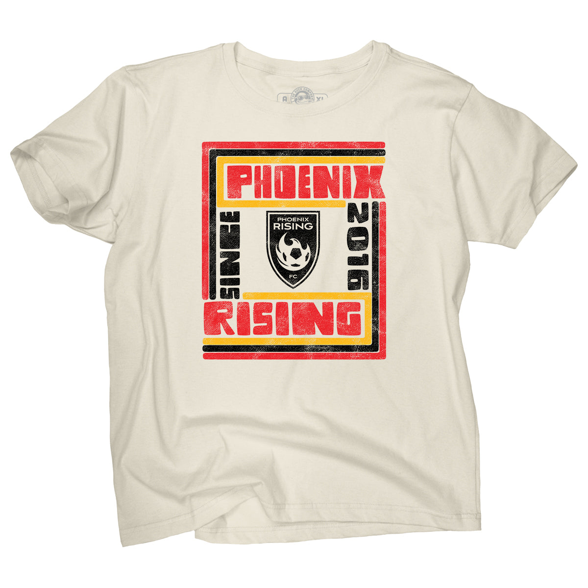 Phoenix Rising Duck Company Retro Lines T-Shirt - Cream