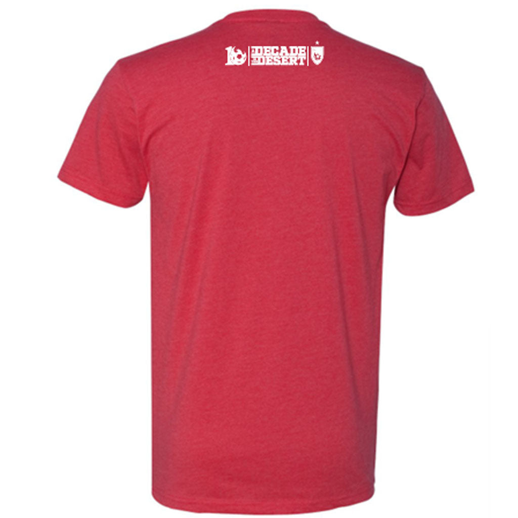 Phoenix Rising Youth Team Color Shield White Star T-Shirt - Red