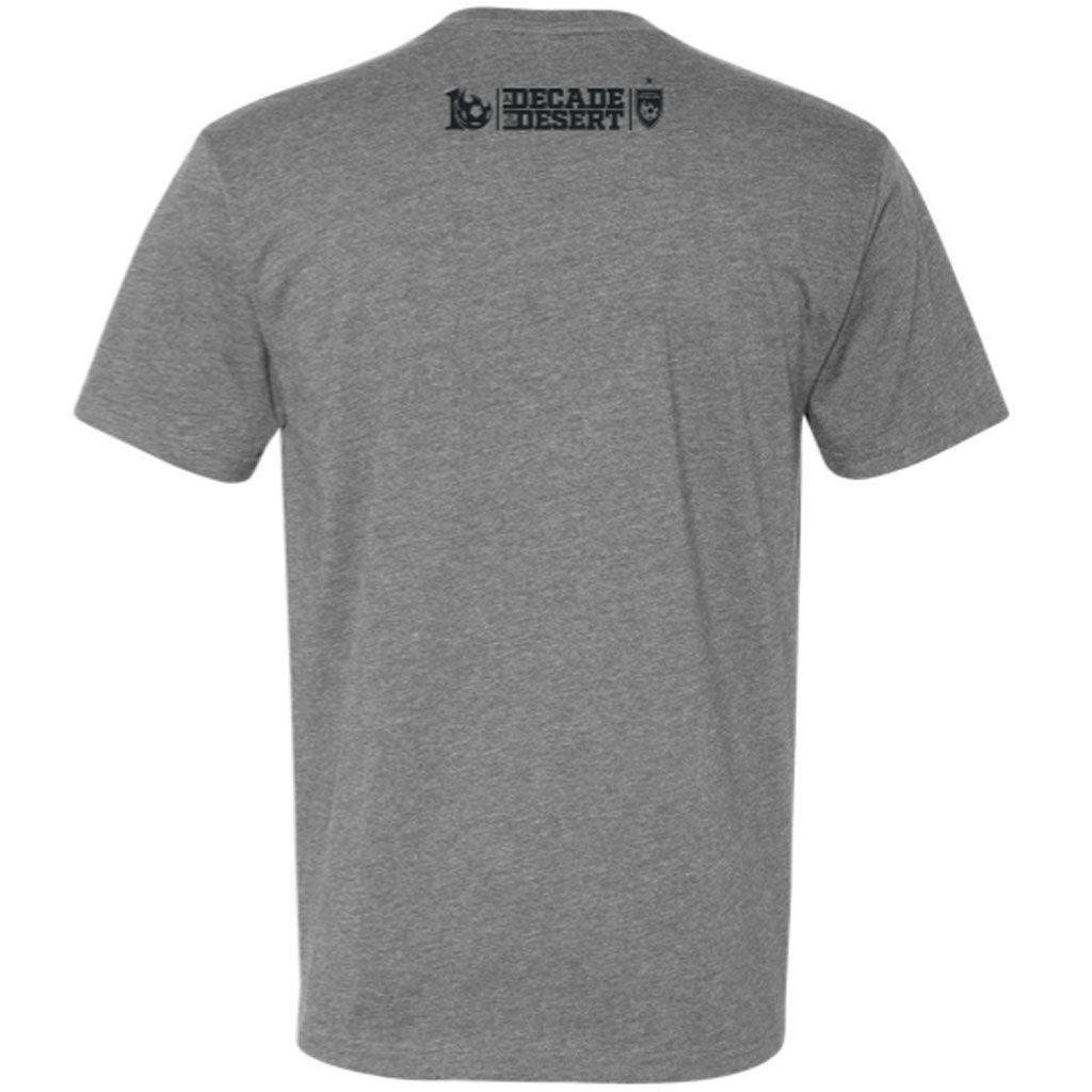 Phoenix Rising adidas Black Shield Black Star T-Shirt - Heather gray