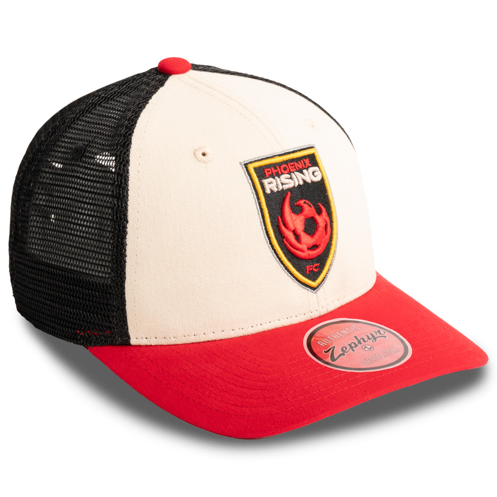 Phoenix Rising Zephyr Harvest Range Trucker Adjustable Hat - Tan