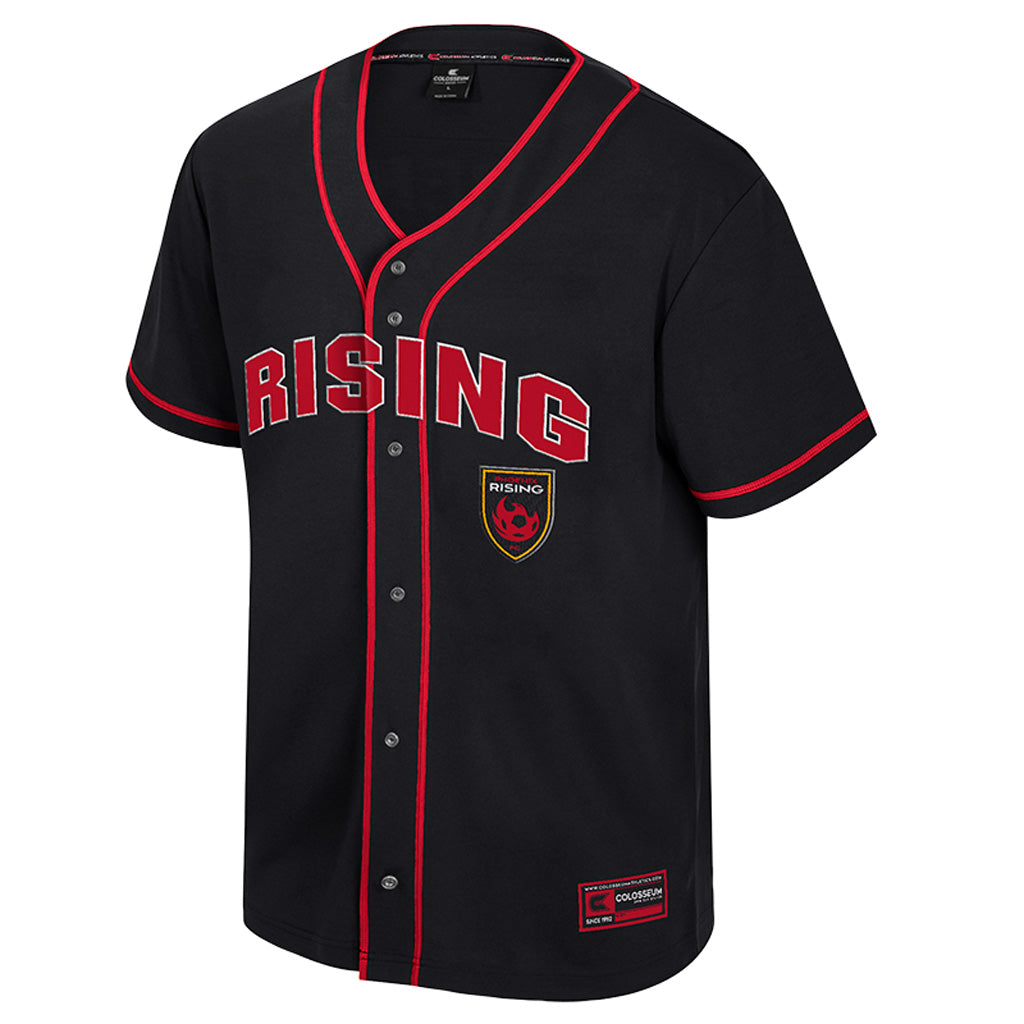 Phoenix Rising Colosseum Detonation Baseball Jersey - Black