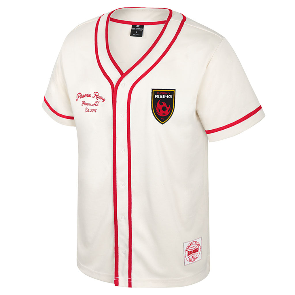 Phoenix Rising Colosseum Hunter Seeker Baseball Jersey - Cream