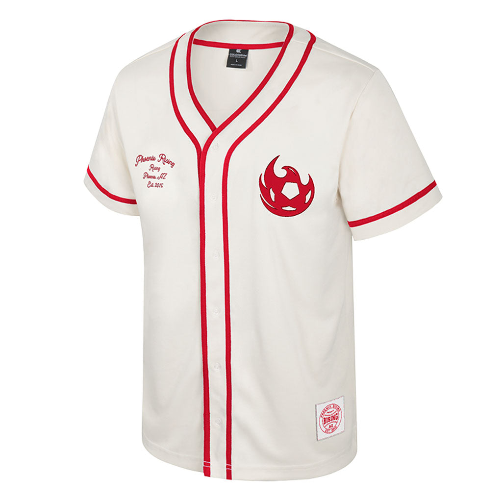 Phoenix Rising Youth Colosseum Hunter Seeker Baseball Jersey - Cream