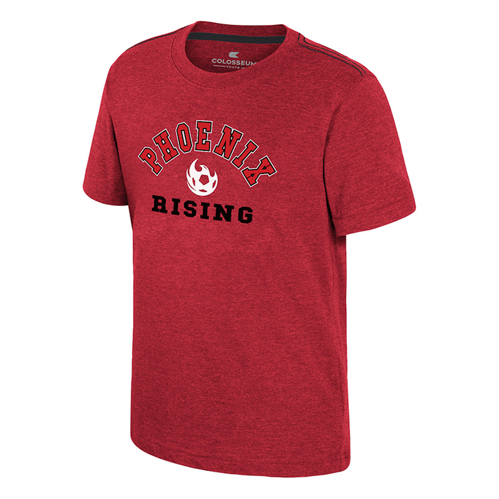 Phoenix Rising Youth Colosseum Wade T-Shirt - Red