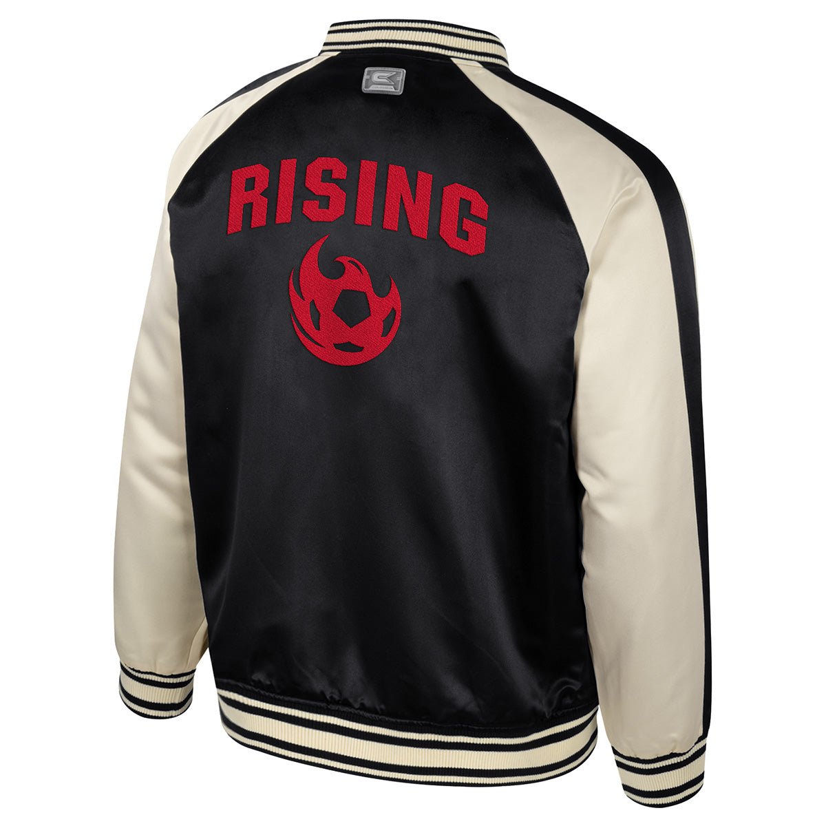 Phoenix Rising Colosseum Cyberpunk Sateen Bomber Jacket