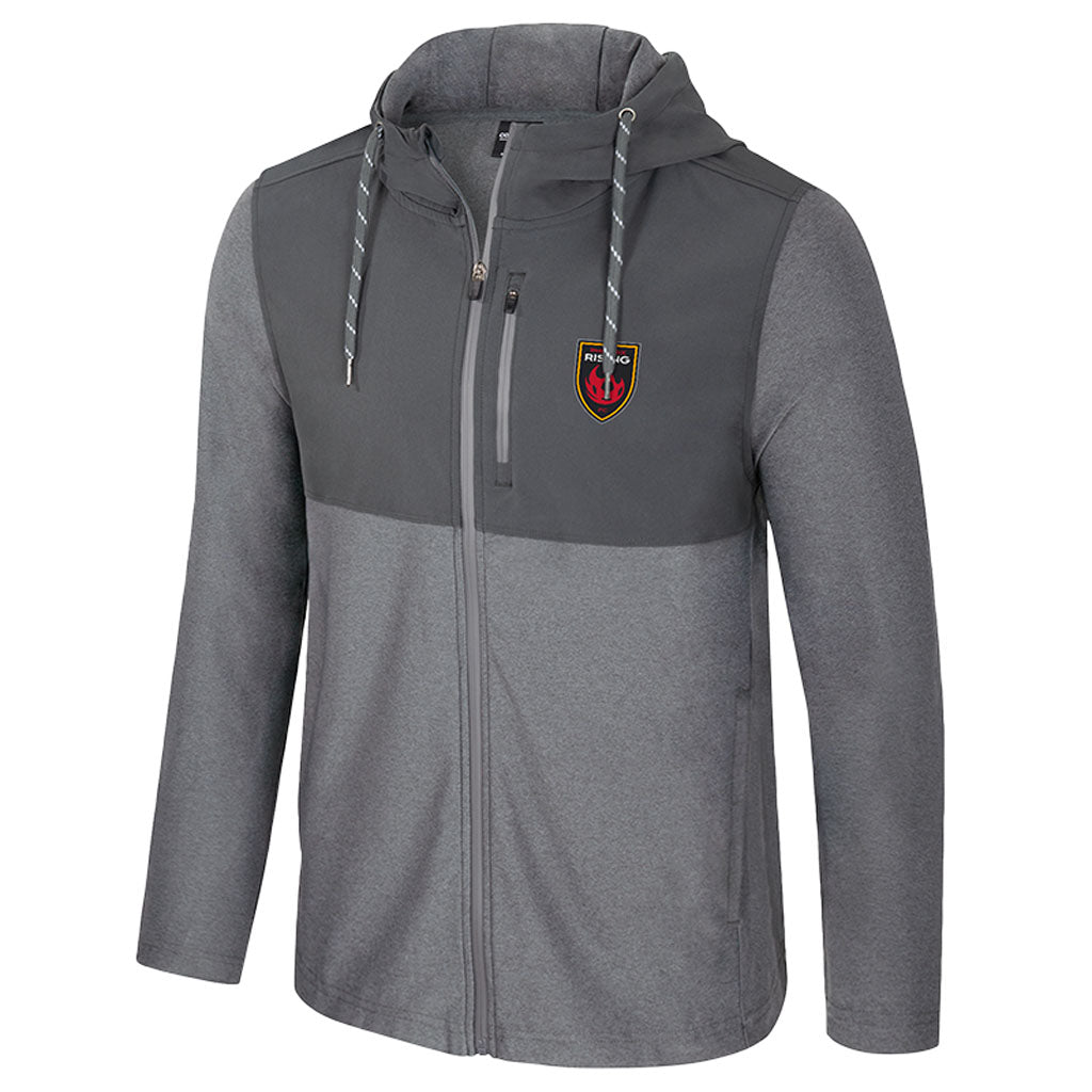 Phoenix Rising Colosseum Gurney Full-Zip Hoodie - Gray