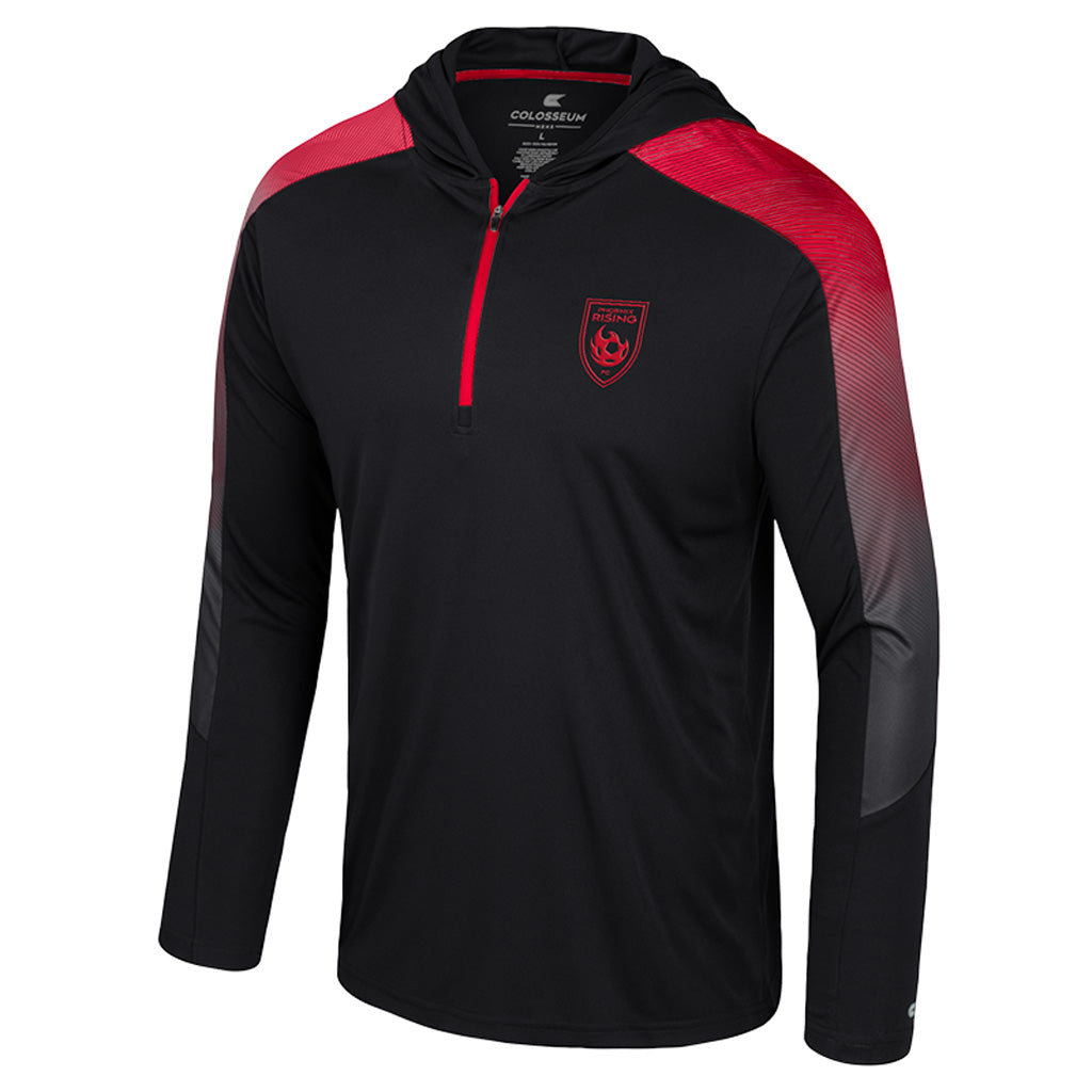 Phoenix Rising Colosseum Quantum Hooded 1/4 Zip - Black