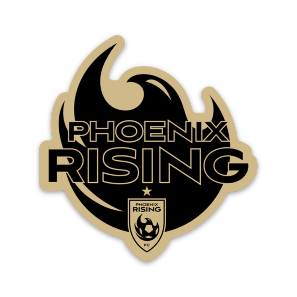 Phoenix Rising Gold Eye 3&quot; Sticker