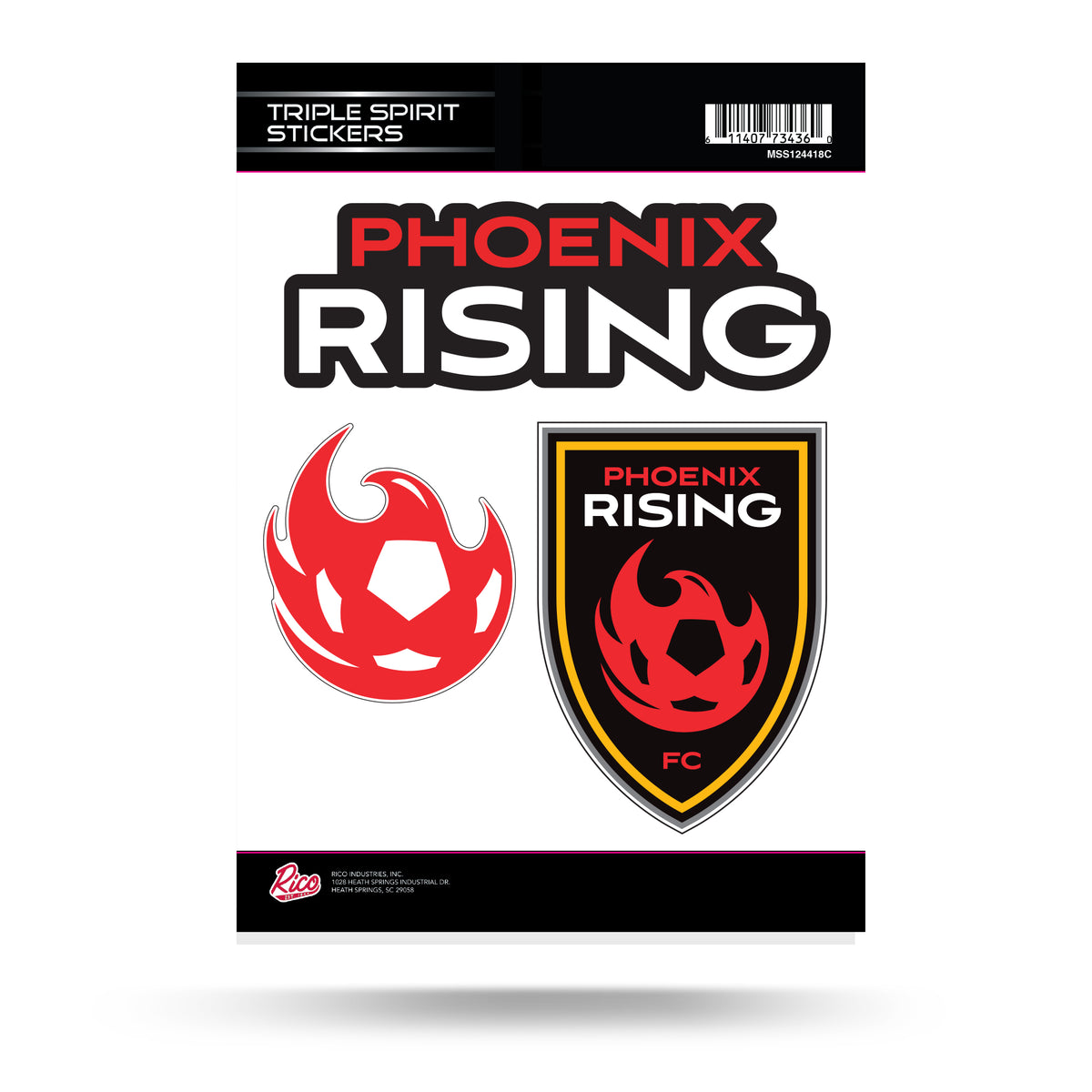 Phoenix Rising Rico Triple Sticker Sheet