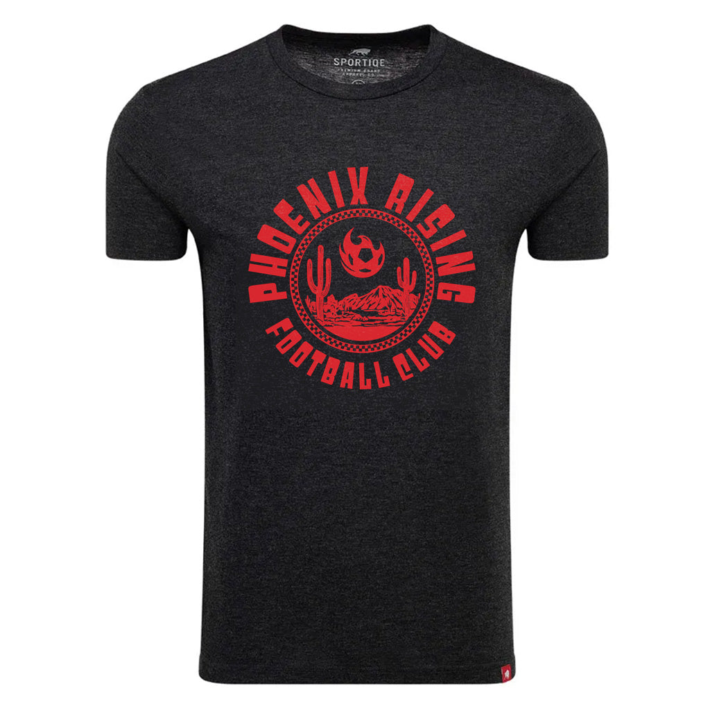 Phoenix Rising Sportiqe Desert Circle Comfy T-Shirt - Black