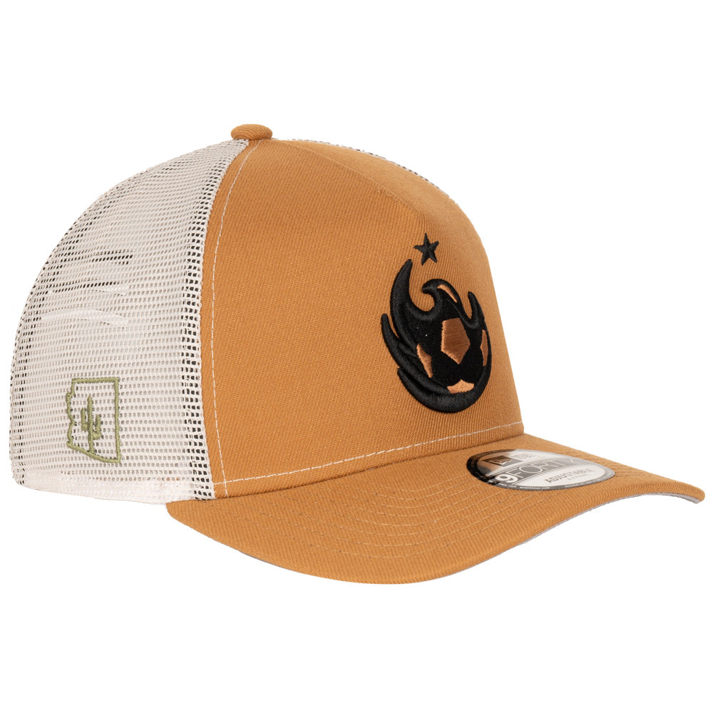 Phoenix Rising New Era Player-Designed Desert Moss 9FORTY A-Frame Hat