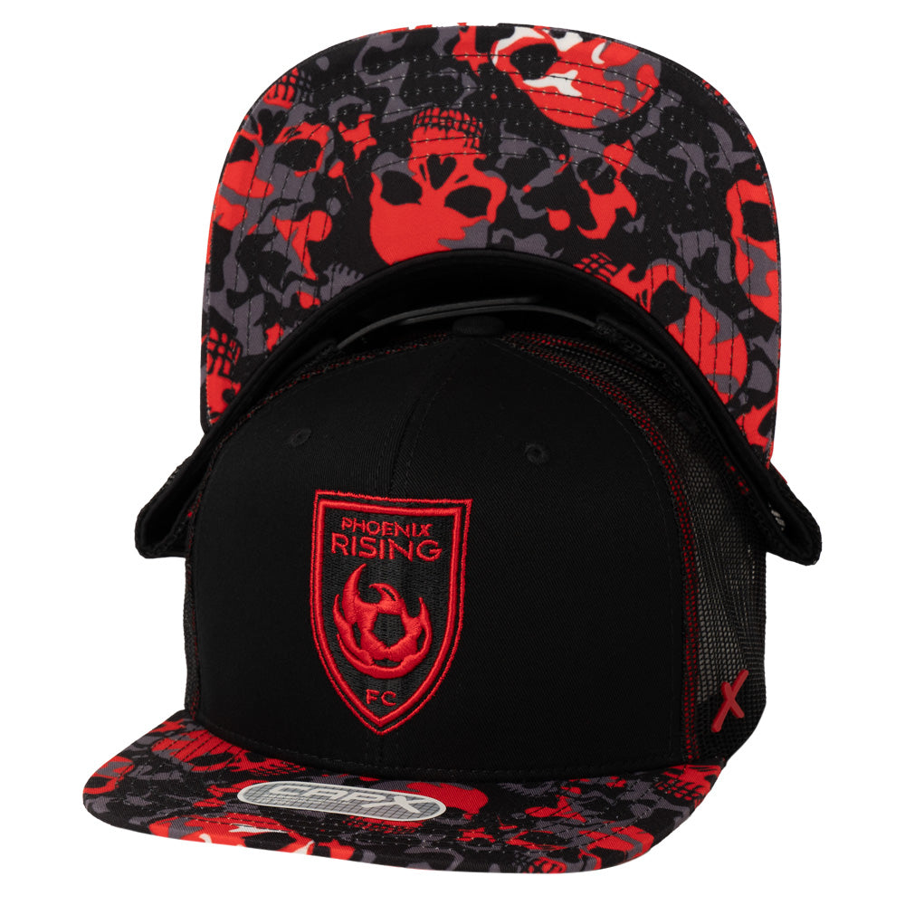 Phoenix Rising CapX Skull Camo X-12 Snapback Hat