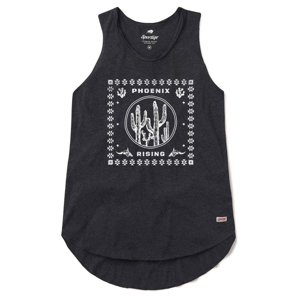 Phoenix Rising Women&#39;s Sportiqe Western Janie Tank Top - Black