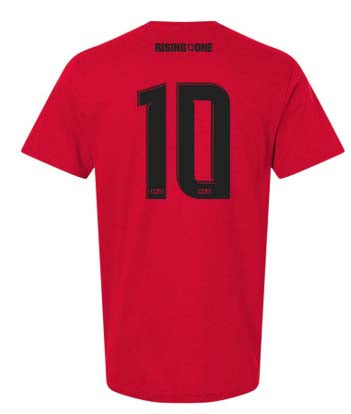 Phoenix Rising Name & Number T-Shirt- Red