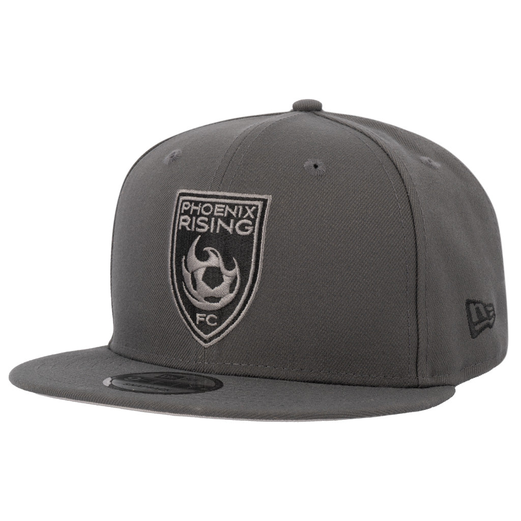 Phoenix Rising New Era Gray Prestige 9FIFTY Snapback Hat - Graphite