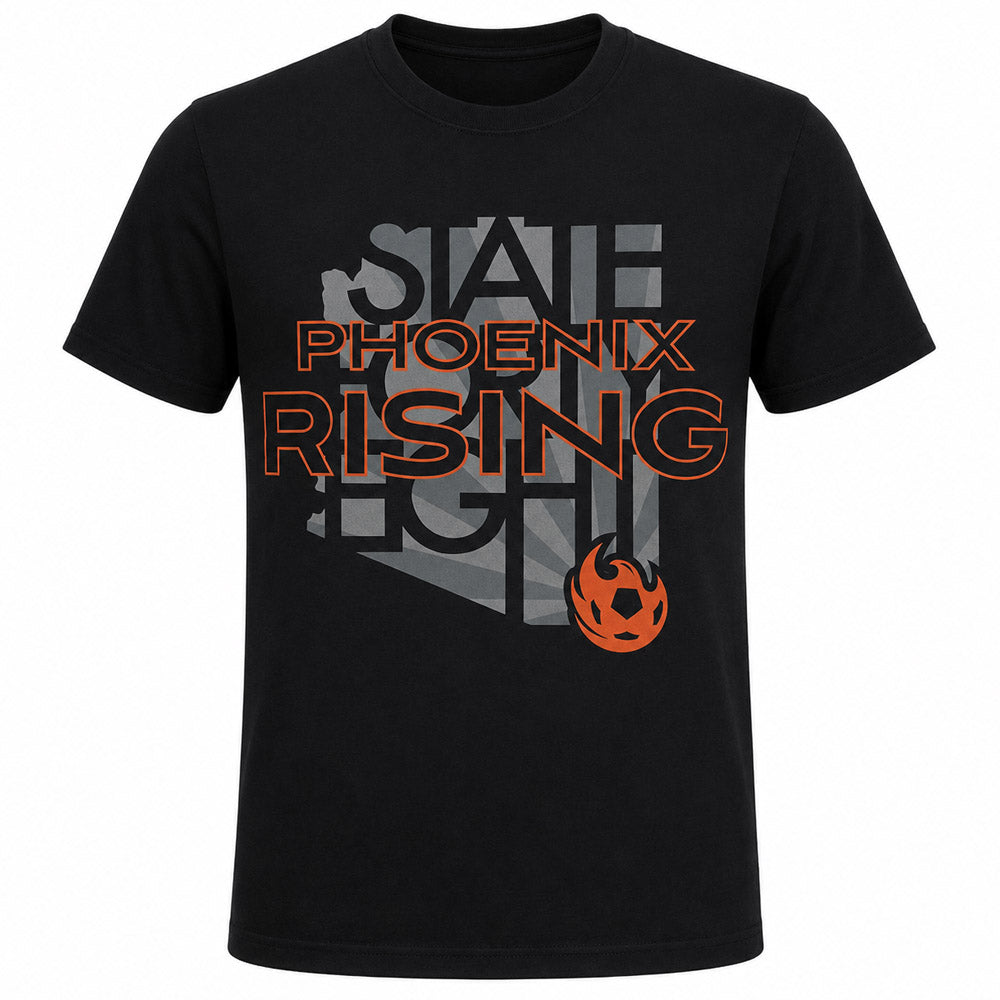Phoenix Rising State Forty Eight Sun T-Shirt - Black