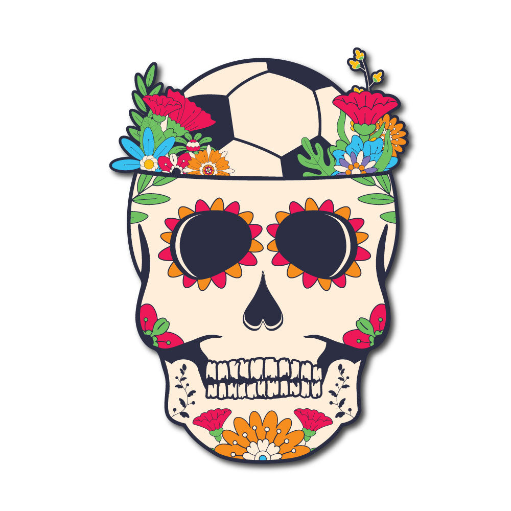 Phoenix Rising Select Hispanic Heritage Sugar Skull 2&quot; x 3&quot; Sticker