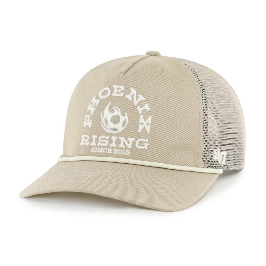 Phoenix Rising &#39;47 Ranchero Hitch Snapback Trucker Hat - Tan